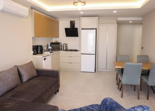 Deluxe Apart Daire, 1 Çift Kişilik Yatak ve Çekyat, Havuz Manzaralı